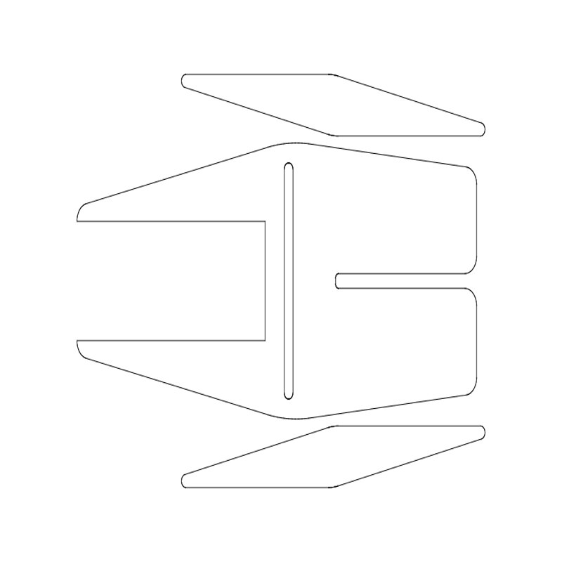 طرح پاک کننده تخته سنگ مناسب برای استفاده در دستگاه های cnc چوب و cnc لیزر - slat cleaner dxf file