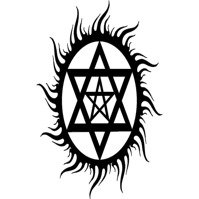 طرح ستاره داوود مناسب برای استفاده در دستگاه های cnc چوب و cnc لیزر - star of david dxf file