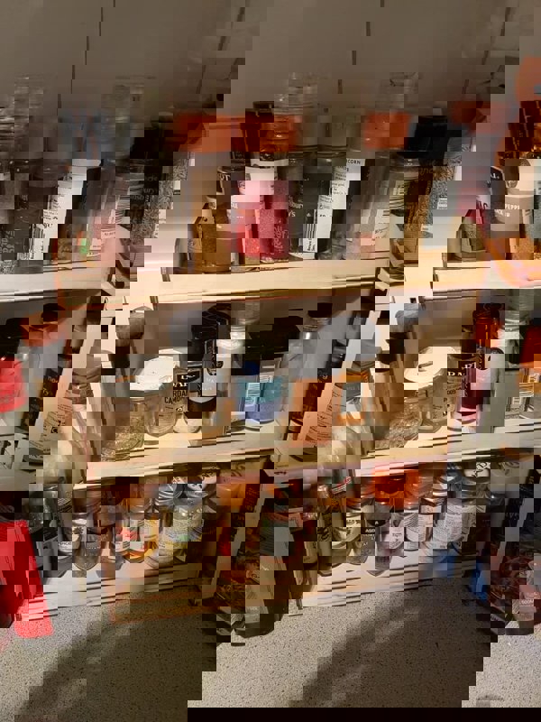 طرح جا ادویه ای تخته سه لا ۳ میلی متری مناسب برای استفاده در دستگاه های cnc چوب و cnc لیزر - laser cut spice rack 3mm plywood