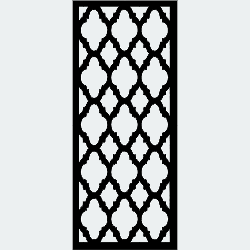 طرح مشبک مناسب برای استفاده در دستگاه های cnc چوب و cnc لیزر - grille dxf file