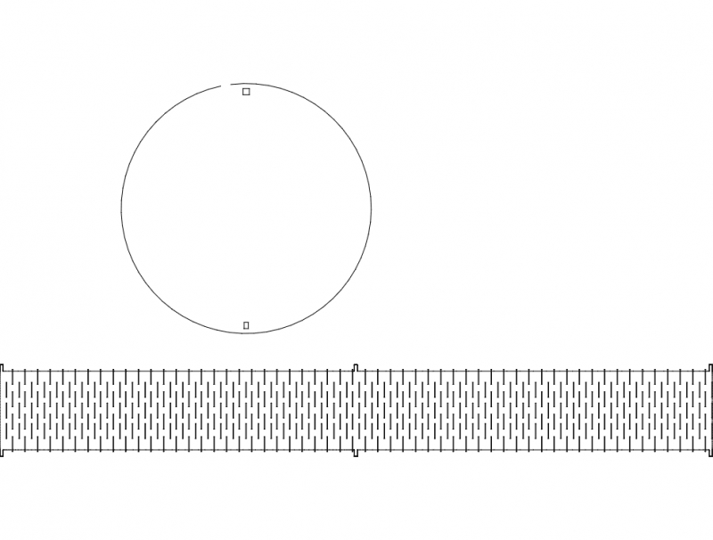 طرح کایشا ردوندا مناسب برای استفاده در دستگاه های cnc چوب و cnc لیزر - caixa redonda dxf file