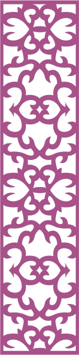 طرح پنل وکتور بدون درز شماره ۲۴۲ مناسب برای استفاده در دستگاه های cnc چوب و cnc لیزر - laser cut vector panel seamless 242 cdr file