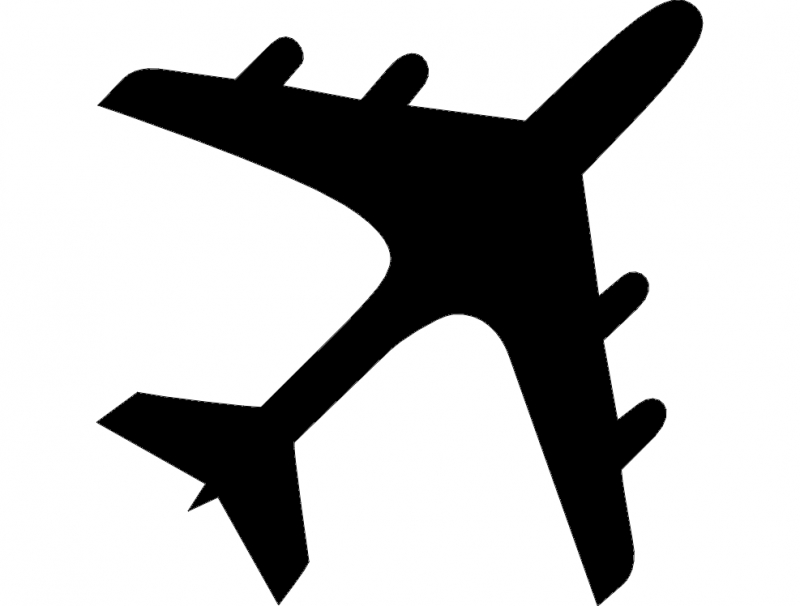 طرح هواپیمای گراویرن مناسب برای استفاده در دستگاه های cnc چوب و cnc لیزر - gravieren airplane dxf file