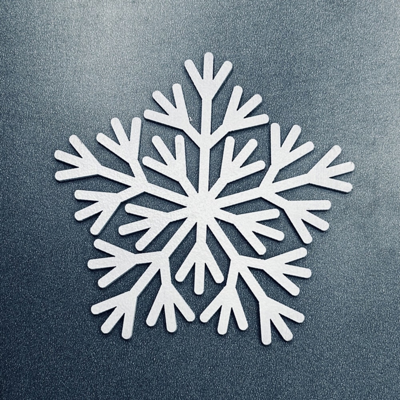 طرح دانه برف زمستانی مناسب برای استفاده در دستگاه های cnc چوب و cnc لیزر - laser cut winter snowflake svg file