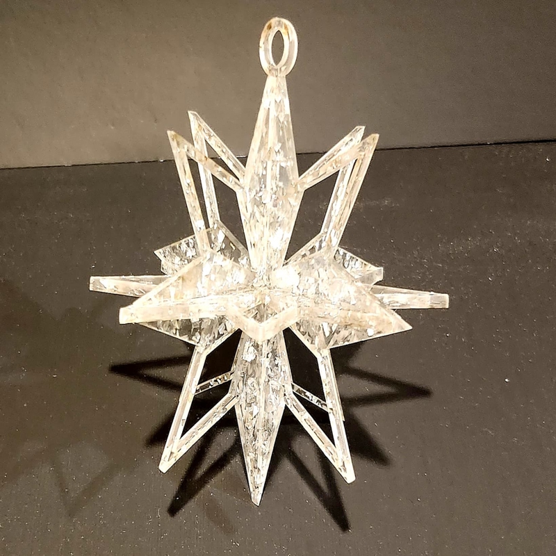 طرح ستاره موراویا مناسب برای استفاده در دستگاه های cnc چوب و cnc لیزر - laser cut moravian star ornament svg file