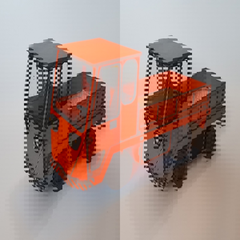 طرح پازل سه بعدی کامیون برقی مناسب برای استفاده در دستگاه های cnc چوب و cnc لیزر - laser cut electric truck 3d puzzle dxf file