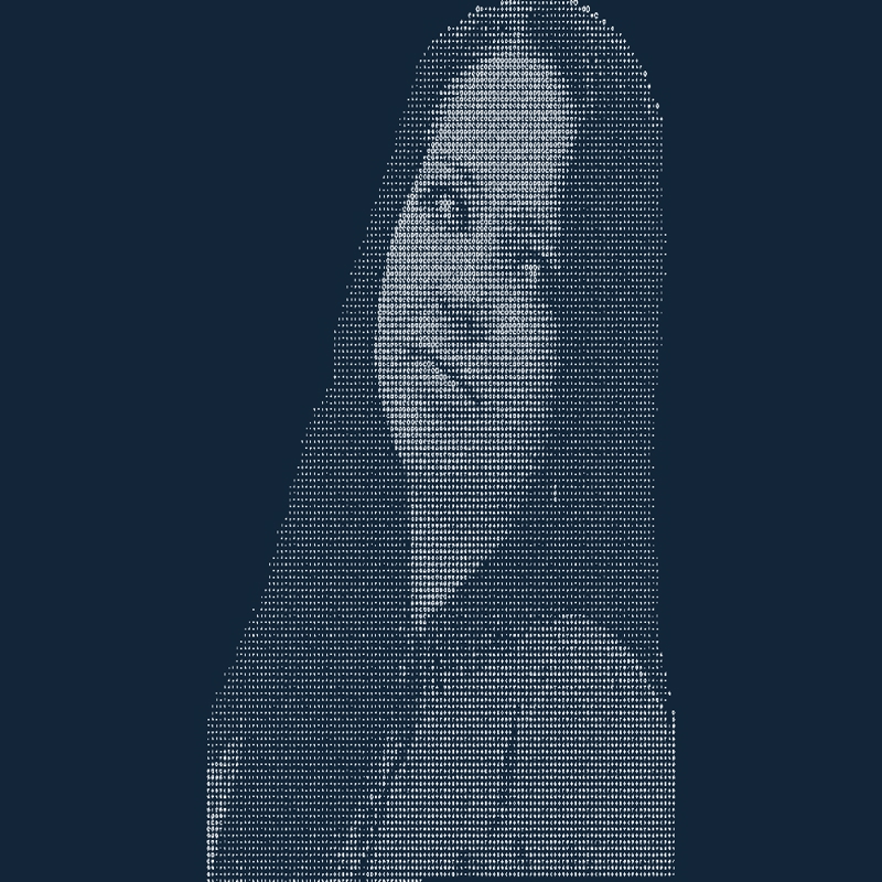 طرح دختر نیم‌رنگ cnc مناسب برای استفاده در دستگاه های cnc چوب و cnc لیزر - cnc halftone girl dxf file