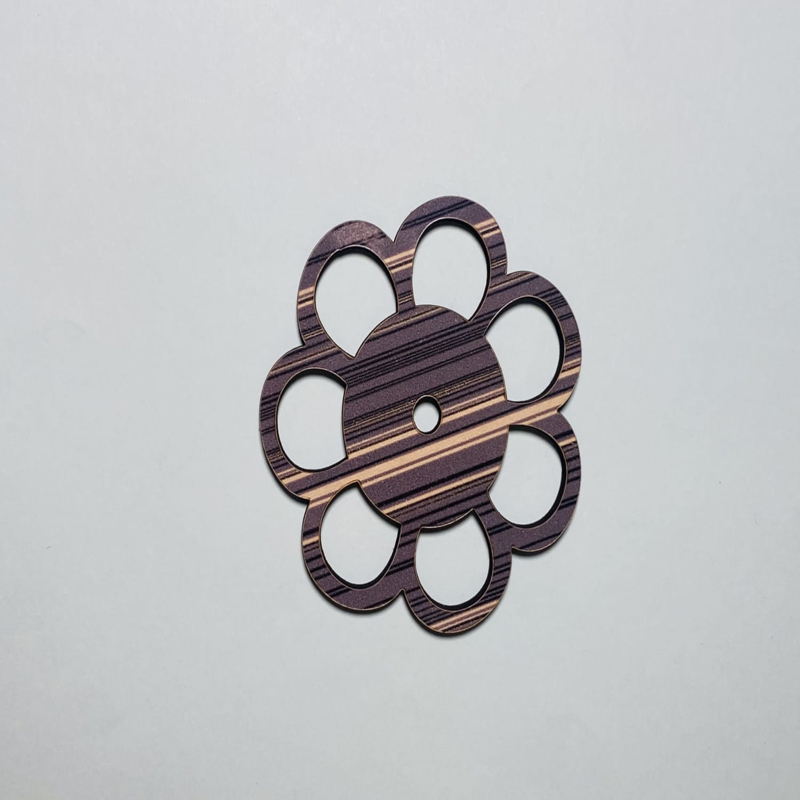 طرح گل مخصوص کاردستی های چوبی مناسب برای استفاده در دستگاه های cnc چوب و cnc لیزر - laser cut flower shape unfinished wood craft cutout cdr file