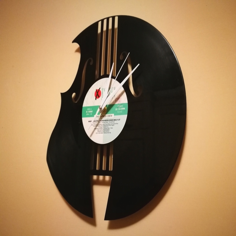 طرح ویلنو orologio vinile مناسب برای استفاده در دستگاه های cnc چوب و cnc لیزر - orologio vinile violino dxf file