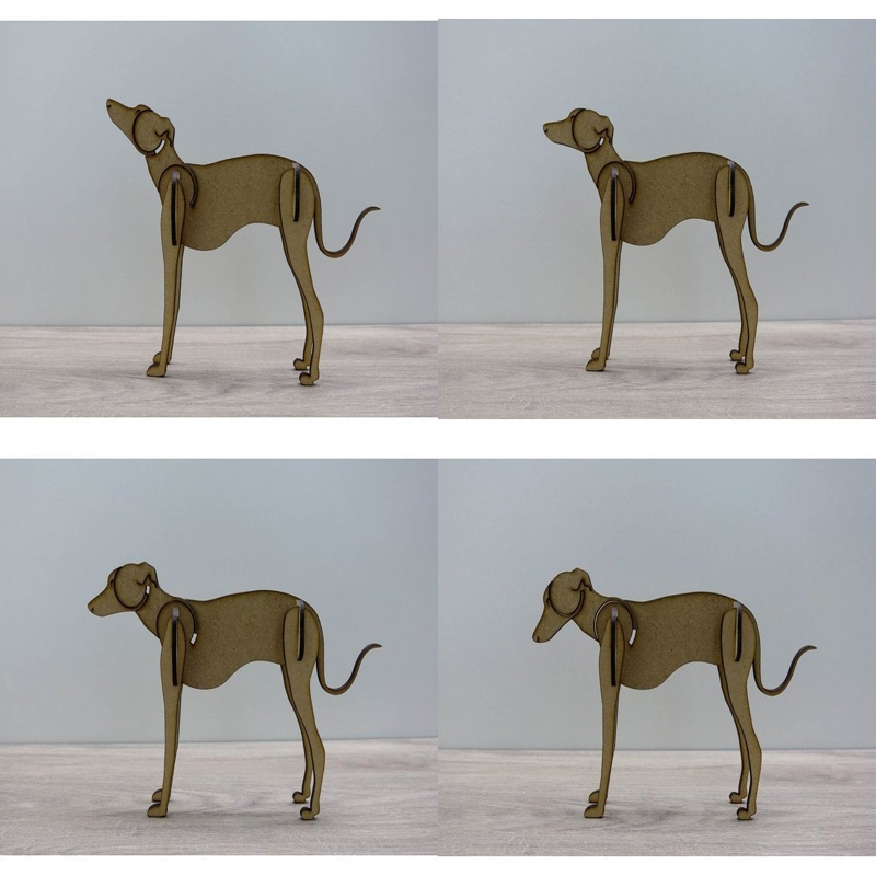 طرح سگ مناسب برای استفاده در دستگاه های cnc چوب و cnc لیزر - laser cut dog svg file