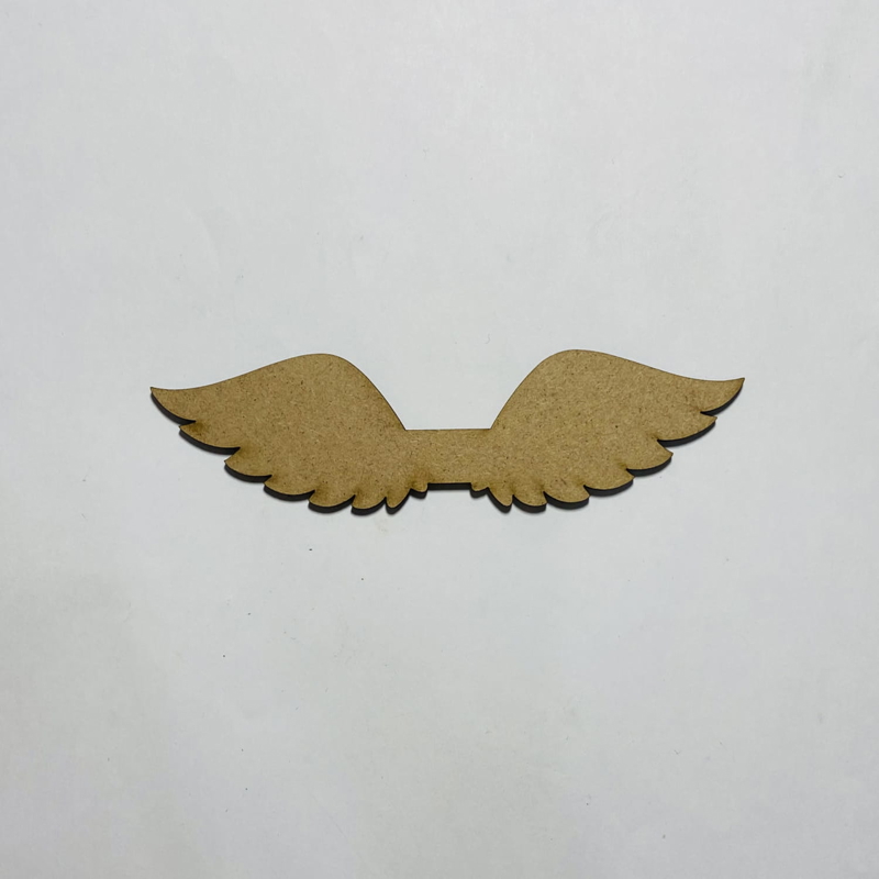 طرح بال فرشته طرح چوب برای کاردستی مناسب برای استفاده در دستگاه های cnc چوب و cnc لیزر - laser cut angel wings wood shape for craft cdr file