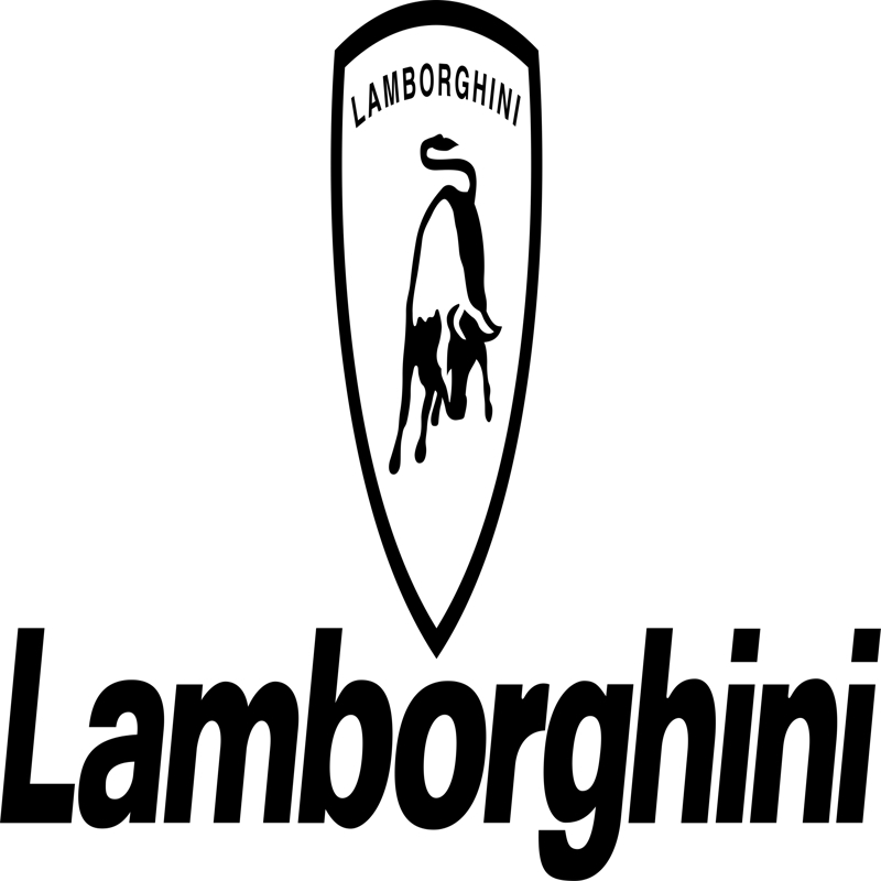 طرح فایل وکتور لوگوی لامبورگینی مناسب برای استفاده در دستگاه های cnc چوب و cnc لیزر - lamborghini logo vector cdr file