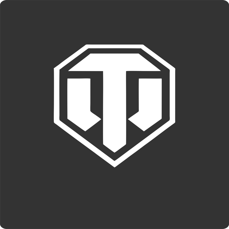 طرح فایل وکتور لوگوی وکتوری دنیای تانک‌ها . (فایل کورل cdr) مناسب برای استفاده در دستگاه های cnc چوب و cnc لیزر - world of tanks wot logo icon vector cdr file