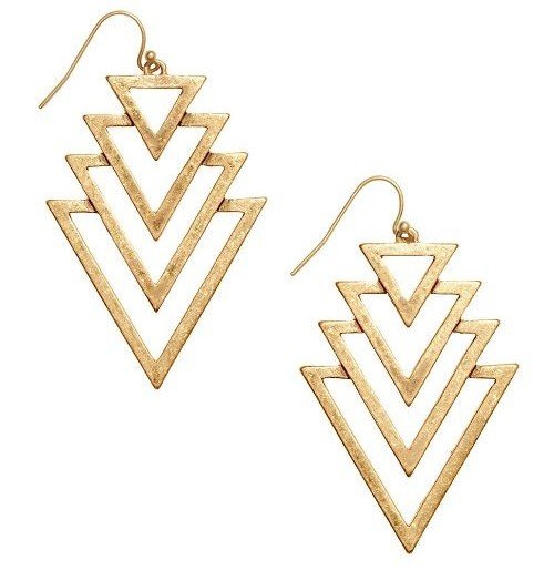 طرح گوشواره‌های چوبی آبشاری دکو مناسب برای استفاده در دستگاه های cnc چوب و cnc لیزر - laser cut deco cascade wooden earrings
