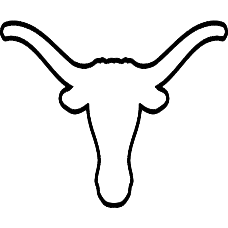 طرح شاخ دراز مناسب برای استفاده در دستگاه های cnc چوب و cnc لیزر - longhorn dxf file