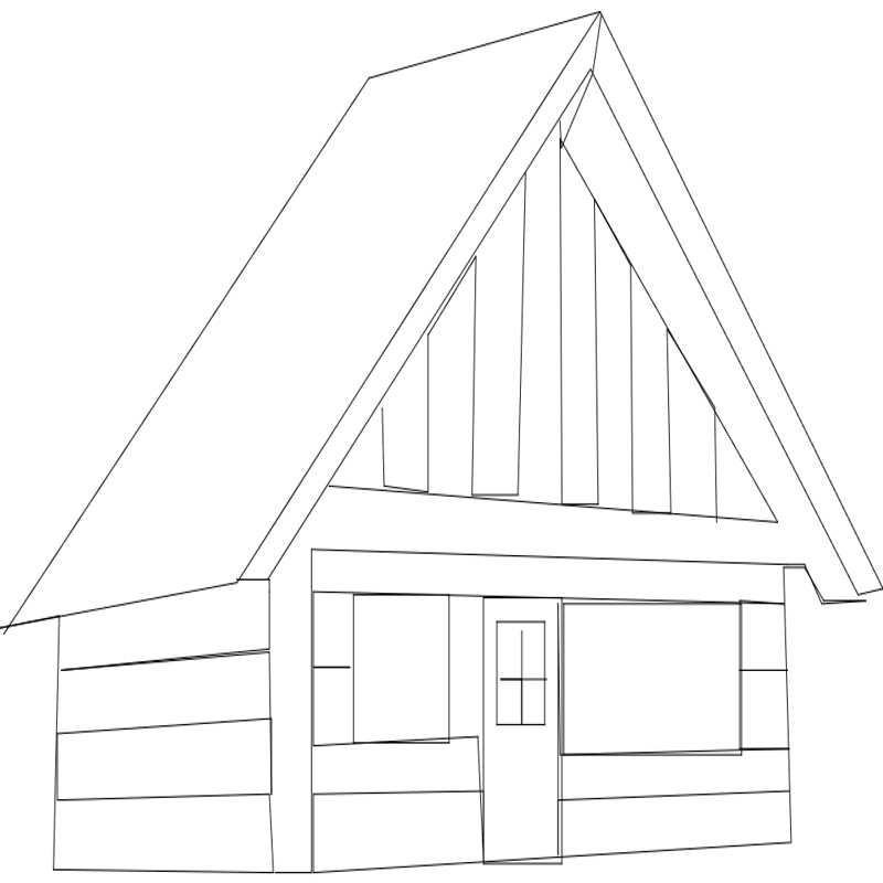 طرح کابین مناسب برای استفاده در دستگاه های cnc چوب و cnc لیزر - cabin dxf file