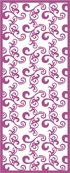 طرح پنل وکتور بدون درز شماره ۲۷۷ مناسب برای استفاده در دستگاه های cnc چوب و cnc لیزر - laser cut vector panel seamless 277 cdr file