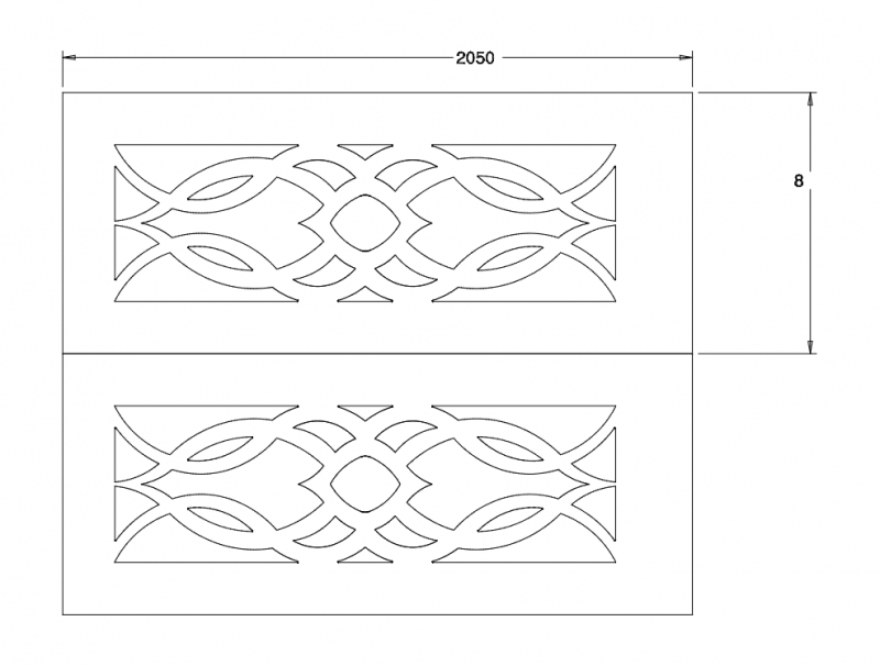 طرح kap 625 مناسب برای استفاده در دستگاه های cnc چوب و cnc لیزر - kap 625 dxf file