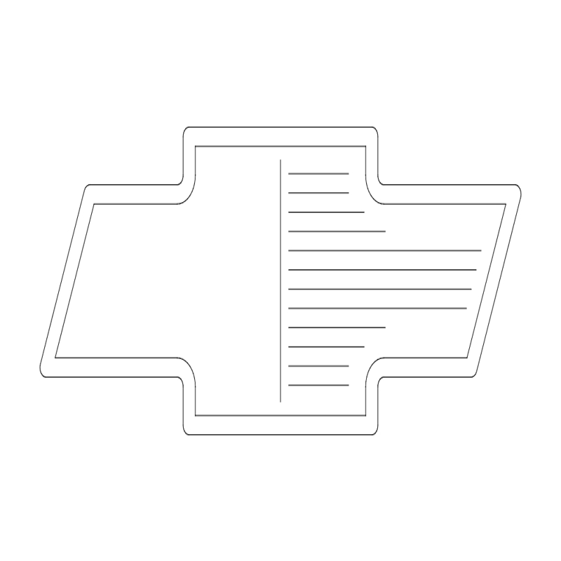 طرح شورلت مناسب برای استفاده در دستگاه های cnc چوب و cnc لیزر - chevy dxf file