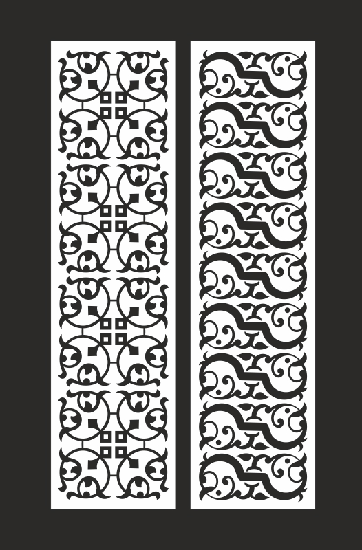 طرح الگوی صفحه نمایش انتزاعی مناسب برای استفاده در دستگاه های cnc چوب و cnc لیزر - abstract screen pattern cdr file