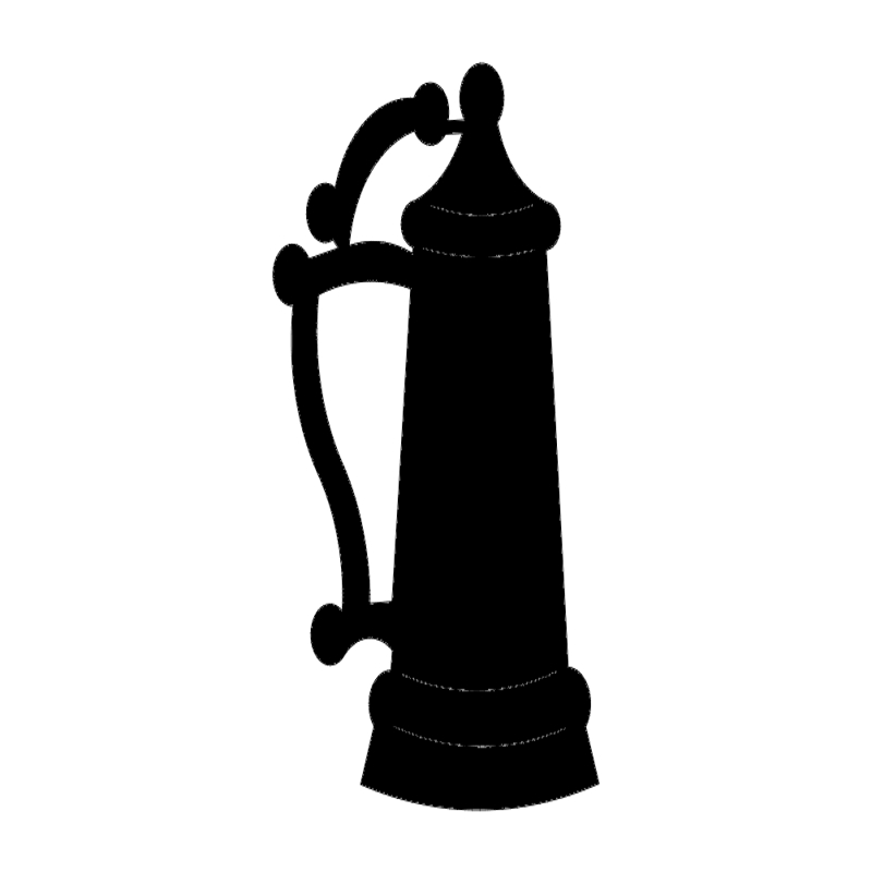 طرح نوشابه استاین مناسب برای استفاده در دستگاه های cnc چوب و cnc لیزر - beer stein dxf file