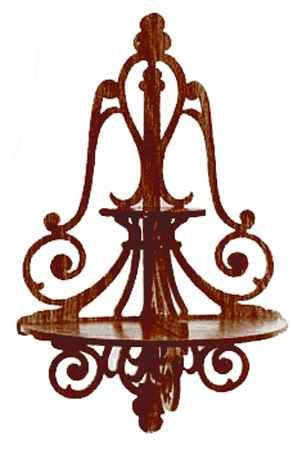 طرح فایل وکتور قفسه دیواری چوبی مناسب برای استفاده در دستگاه های cnc چوب و cnc لیزر - wood wall shelf vector cdr file