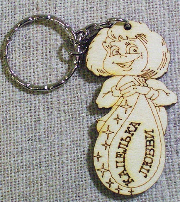 طرح جاکلیدی چوبی تزئینی مناسب برای استفاده در دستگاه های cnc چوب و cnc لیزر - laser cut decorative wooden keychain cdr file