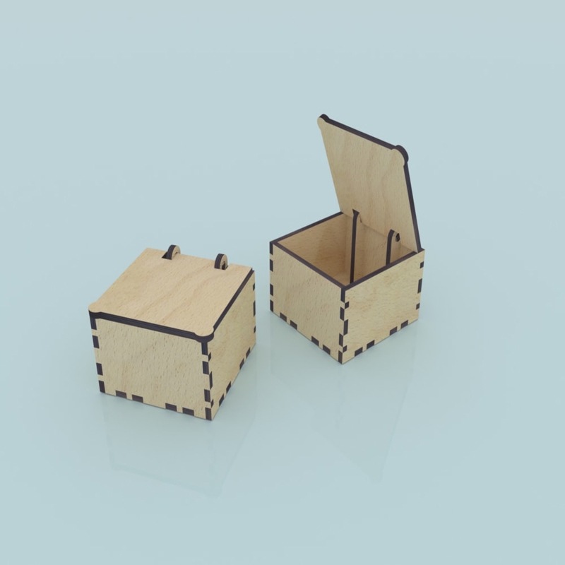 طرح جعبه قورباغه با ضخامت ۴ میلی‌متر مناسب برای استفاده در دستگاه های cnc چوب و cnc لیزر - laser cut frog box 4mm cdr file