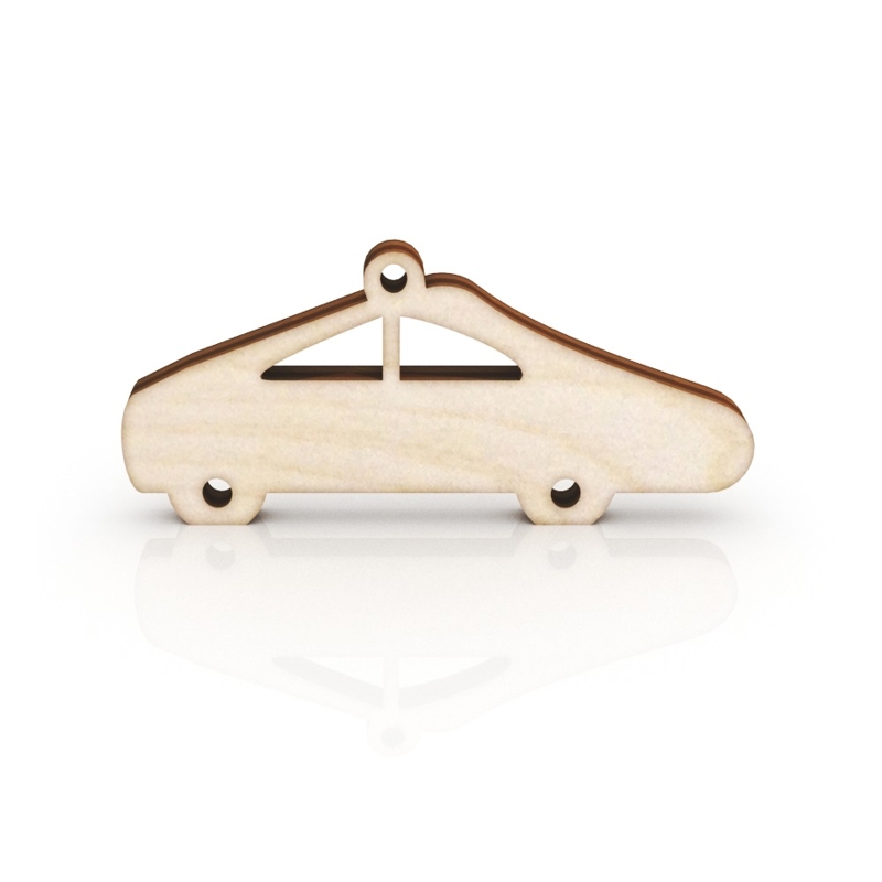 طرح جاکلیدی ماشین مناسب برای استفاده در دستگاه های cnc چوب و cnc لیزر - laser cut car keychain template cdr file