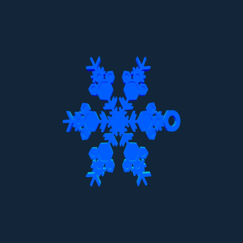 طرح شماره ۵ از برند tiny flake مناسب برای استفاده در دستگاه های cnc چوب و cnc لیزر - tiny flake 5 stl file
