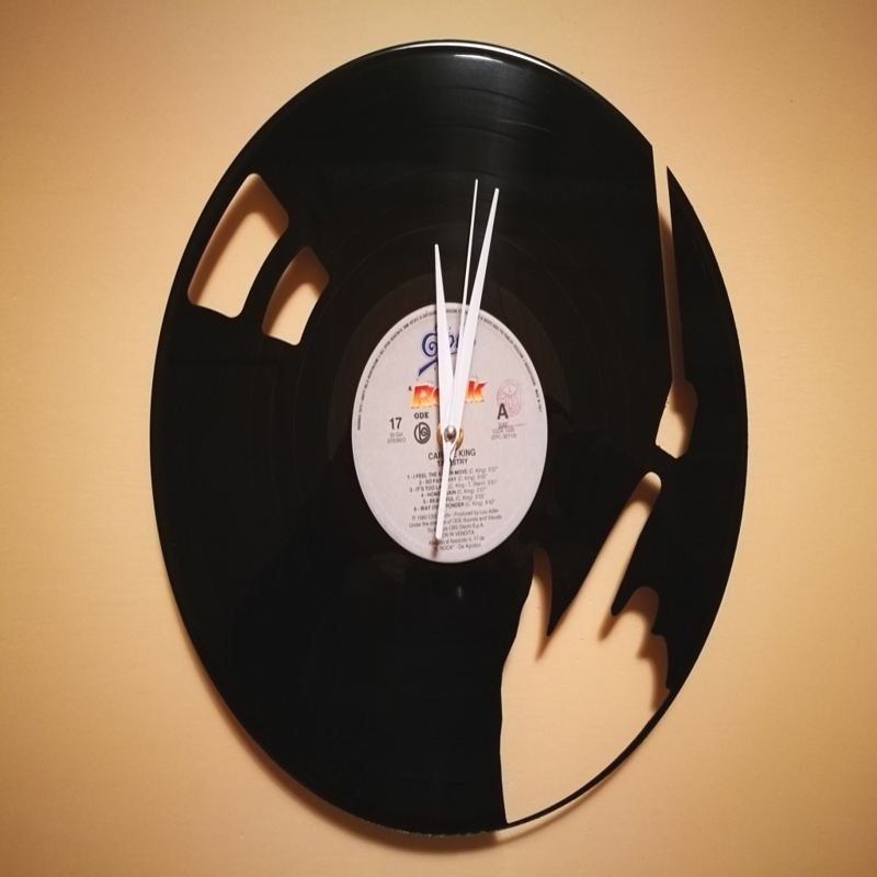 طرح orologio vinile disco lp clock مناسب برای استفاده در دستگاه های cnc چوب و cnc لیزر - orologio vinile disco lp clock dxf file