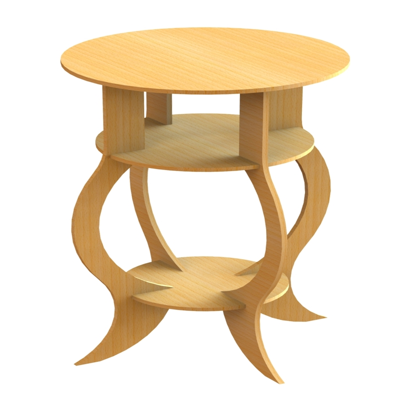 طرح چهارپایه رومیزی مناسب برای استفاده در دستگاه های cnc چوب و cnc لیزر - table stool dxf file
