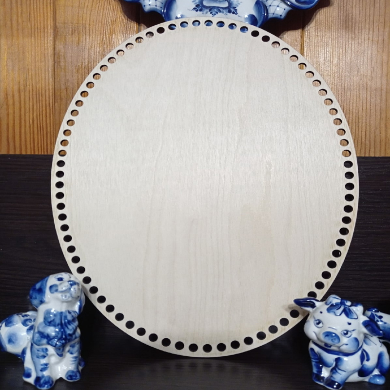طرح سبد چوبی طرح گل مناسب برای استفاده در دستگاه های cnc چوب و cnc لیزر - laser cut wooden bottoms for crochet basket cdr file
