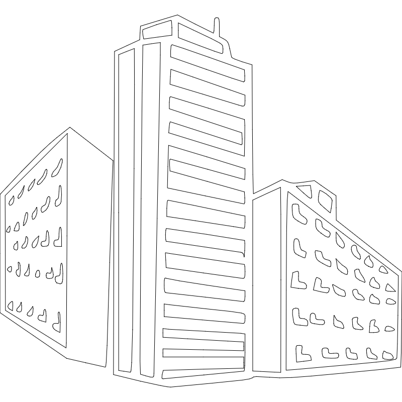 طرح ساخت شماره ۱ مناسب برای استفاده در دستگاه های cnc چوب و cnc لیزر - building 1 dxf file