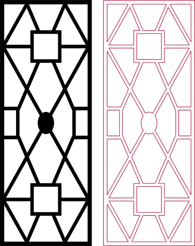 طرح های الگوی دو بعدی ۱۵۵ مناسب برای استفاده در دستگاه های cnc چوب و cnc لیزر - dxf pattern designs 2d 155 dxf file