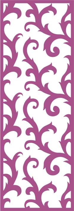 طرح پنل وکتور بدون درز ۱۷۲ مناسب برای استفاده در دستگاه های cnc چوب و cnc لیزر - laser cut vector panel seamless 172 cdr file