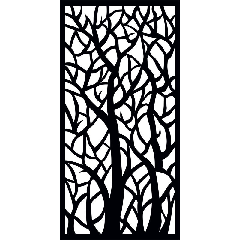 طرح پنل صفحه نمایش دکور مناسب برای استفاده در دستگاه های cnc چوب و cnc لیزر - Design and vector for CNC machine