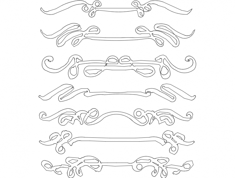 طرح هنری با جزئیات مناسب برای استفاده در دستگاه های cnc چوب و cnc لیزر - detail art dxf file