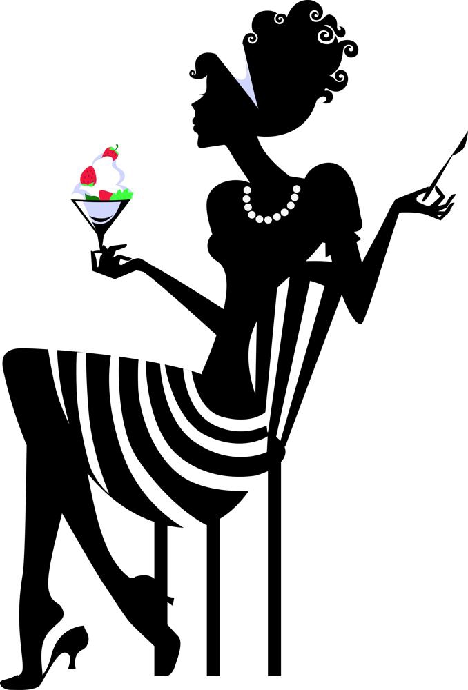 طرح فایل وکتور سیلوئت زن زیبا مناسب برای استفاده در دستگاه های cnc چوب و cnc لیزر - elegant woman silhouette vector cdr file