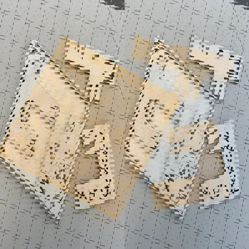 طرح پازل حیوانات مناسب برای استفاده در دستگاه های cnc چوب و cnc لیزر - laser cut animal puzzle