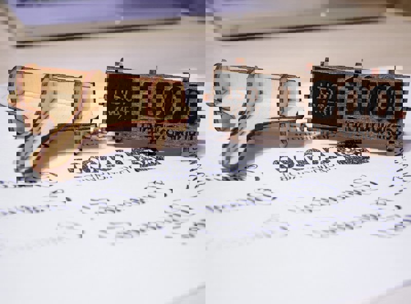 طرح مهر تخته سه لا مناسب برای استفاده در دستگاه های cnc چوب و cnc لیزر - laser cut plywood stamp