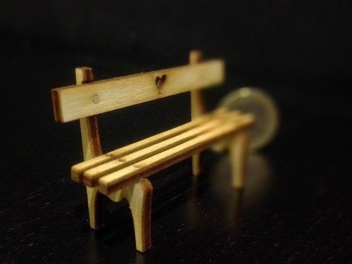 طرح نیمکت عروسک مناسب برای استفاده در دستگاه های cnc چوب و cnc لیزر - laser cut doll bench