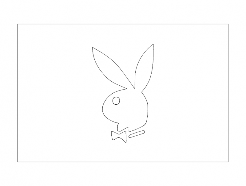 طرح خرگوش زاجک مناسب برای استفاده در دستگاه های cnc چوب و cnc لیزر - zajec rabbit dxf file
