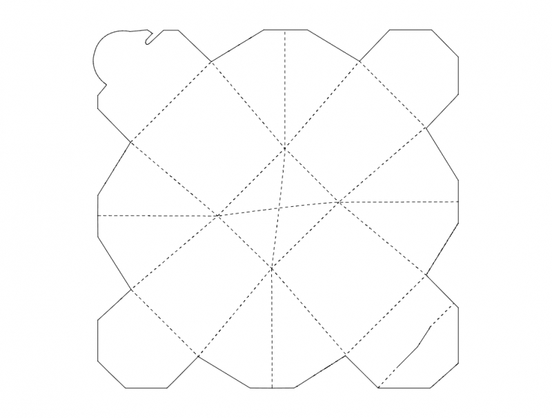 طرح جعبه خلاقانه مناسب برای استفاده در دستگاه های cnc چوب و cnc لیزر - creative box design dxf file