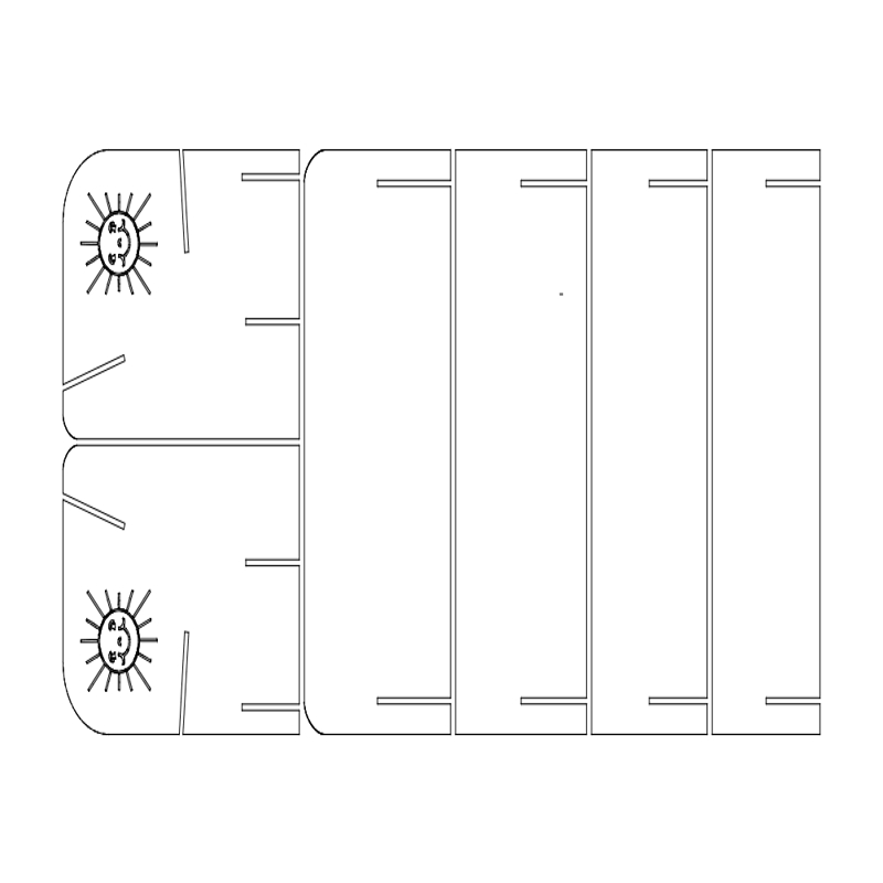 طرح صندلی عشق پلاژ مناسب برای استفاده در دستگاه های cnc چوب و cnc لیزر - playa love seat dxf file