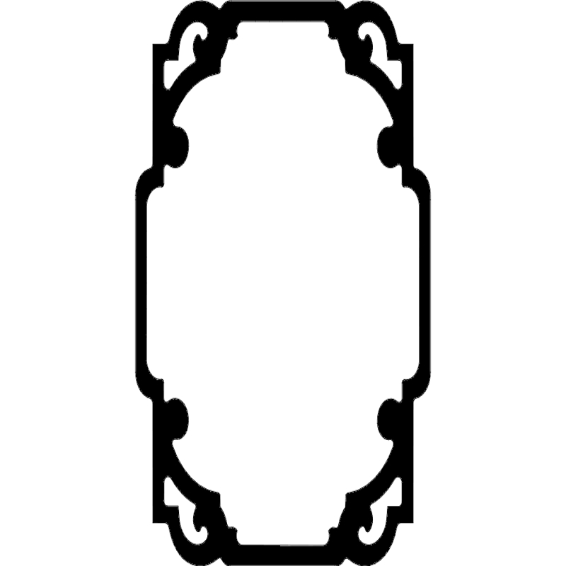 طرح دکور ۳ مناسب برای استفاده در دستگاه های cnc چوب و cnc لیزر - decor 3 dxf file