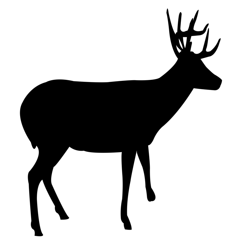 طرح گوزن مناسب برای استفاده در دستگاه های cnc چوب و cnc لیزر - deer dxf file