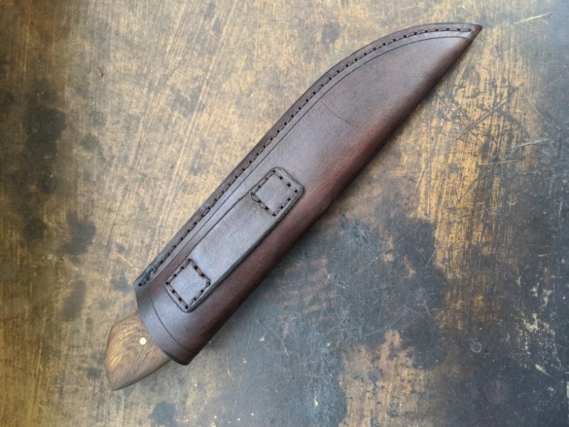 طرح غلاف چاقو مناسب برای استفاده در دستگاه های cnc چوب و cnc لیزر - laser cut knife sheath