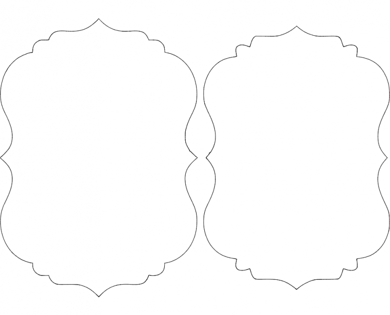 طرح قاب آینه شماره ۰۷ مناسب برای استفاده در دستگاه های cnc چوب و cnc لیزر - mirror frame 07 dxf file