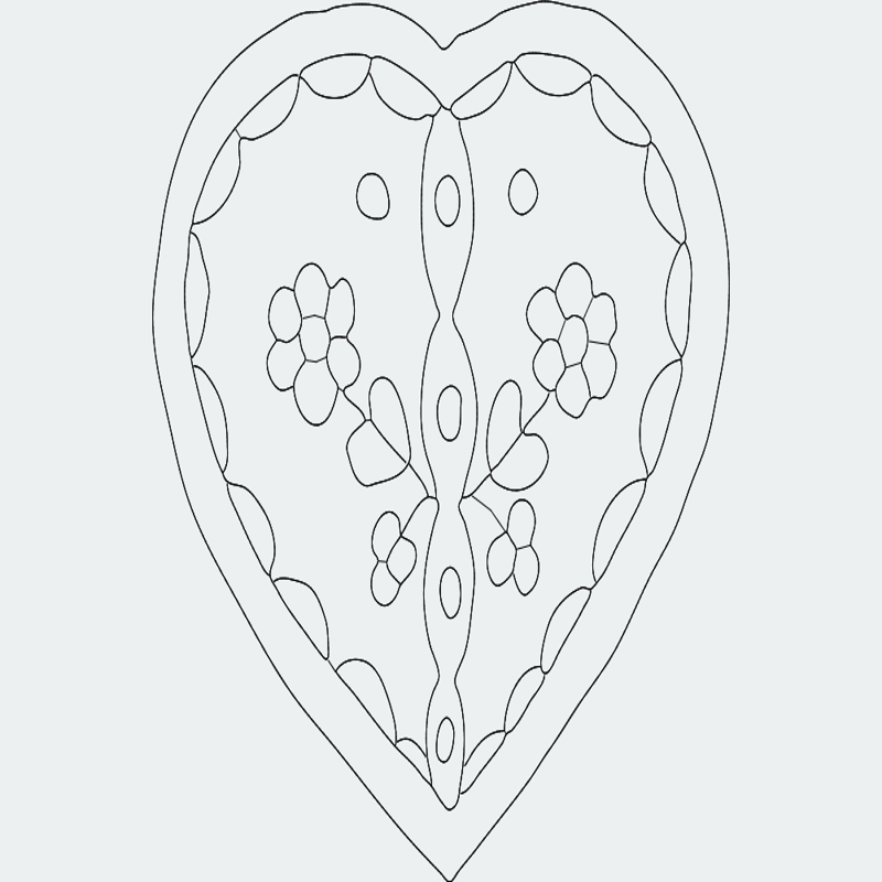 طرح ولنتاین 2 مناسب برای استفاده در دستگاه های cnc چوب و cnc لیزر - valentine0 2 dxf file